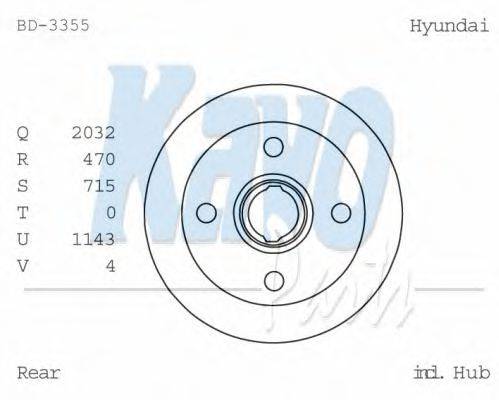 KAVO PARTS BD-3355