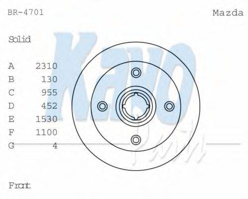 KAVO PARTS BR-4701