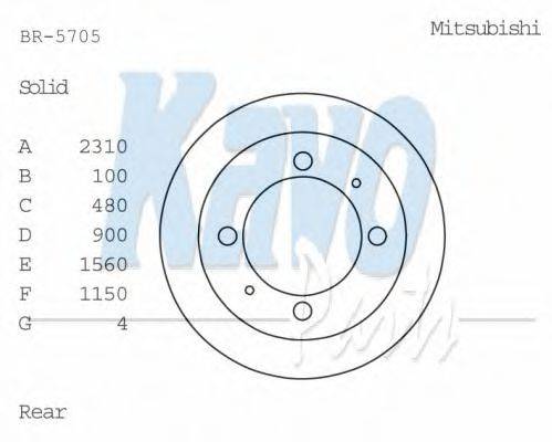 KAVO PARTS BR-5705