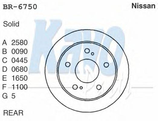 KAVO PARTS BR-6750