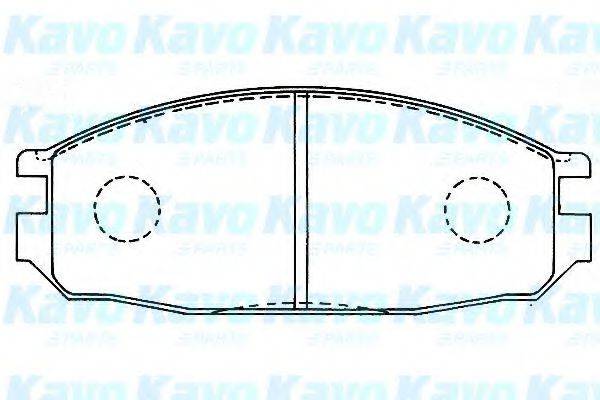 NISSAN 4006011C85 Комплект гальмівних колодок, дискове гальмо