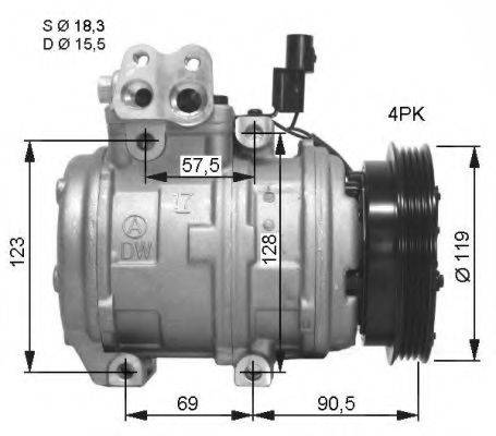 NRF 32679G Компресор, кондиціонер