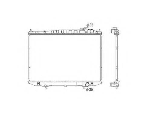 NRF 53790 Радіатор, охолодження двигуна