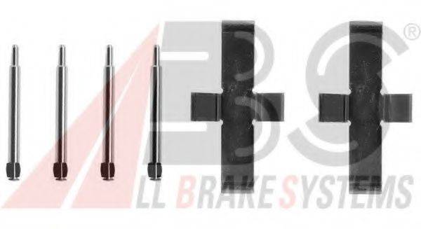 CARRAB BRAKE PARTS 2055 Комплектуючі, колодки дискового гальма