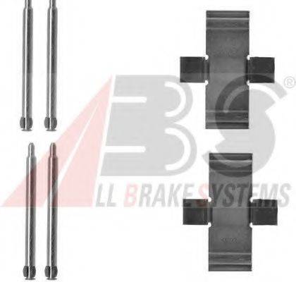 CARRAB BRAKE PARTS 2106 Комплектуючі, колодки дискового гальма