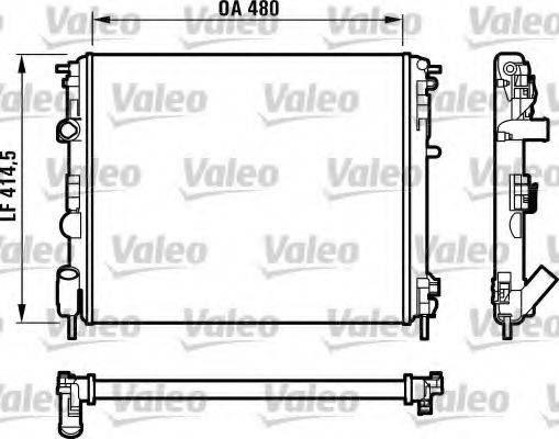 NISSAN 8200164413 Радіатор, охолодження двигуна