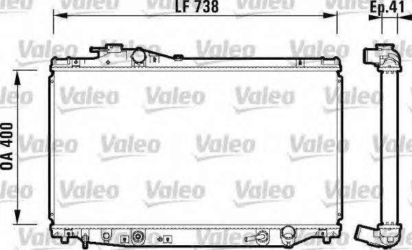 TOYOTA 16400-46320 Радіатор, охолодження двигуна