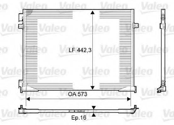 VAUXHALL 93857127 Конденсатор, кондиціонер