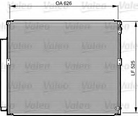 VALEO 814230 Конденсатор, кондиціонер