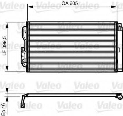 VALEO 814191 Конденсатор, кондиціонер