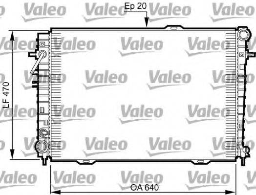 VALEO 735507 Радіатор, охолодження двигуна