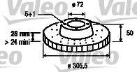 VAUXHALL 91165426 гальмівний диск