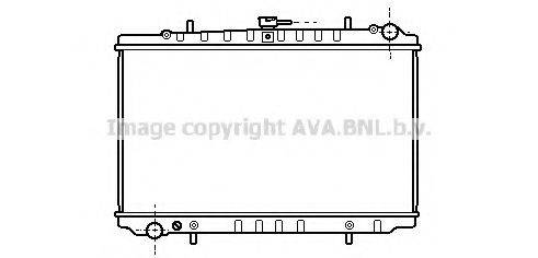 AVA QUALITY COOLING DN2027 Радіатор, охолодження двигуна