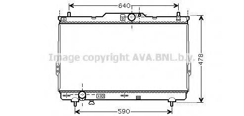 AVA QUALITY COOLING HY2113 Радіатор, охолодження двигуна