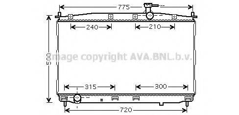 BLUE PRINT ADG09887 Радіатор, охолодження двигуна