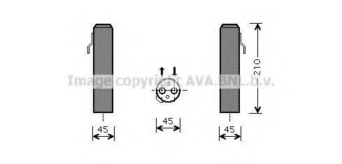 AVA QUALITY COOLING HYD218 Осушувач, кондиціонер