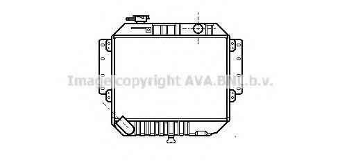 AVA QUALITY COOLING MZ2006 Радіатор, охолодження двигуна