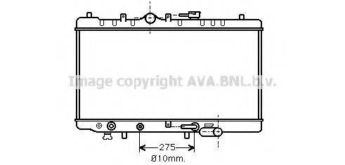 AVA QUALITY COOLING MZ2093 Радіатор, охолодження двигуна