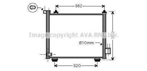 AVA QUALITY COOLING OL5402 Конденсатор, кондиціонер