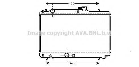 BLUE PRINT ADK89838 Радіатор, охолодження двигуна