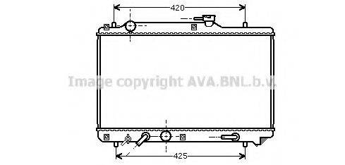 BLUE PRINT ADK89834 Радіатор, охолодження двигуна