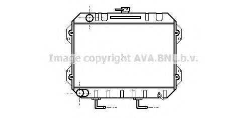 AVA QUALITY COOLING TO2089 Радіатор, охолодження двигуна