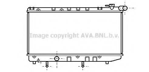 AVA QUALITY COOLING TO2125 Радіатор, охолодження двигуна