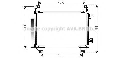 AVA QUALITY COOLING TO5665D Конденсатор, кондиціонер