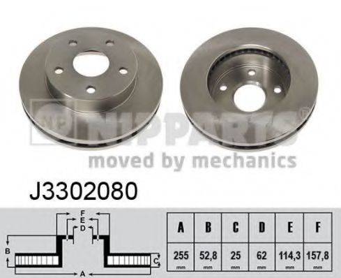 NIPPARTS J3302080 гальмівний диск