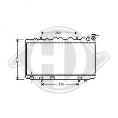 DIEDERICHS 8124159 Радіатор, охолодження двигуна