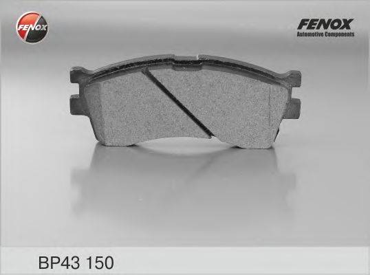 FENOX BP43150 Комплект гальмівних колодок, дискове гальмо
