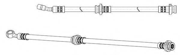 KAWE 511733 Гальмівний шланг