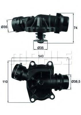 MAHLE ORIGINAL TI 233 88