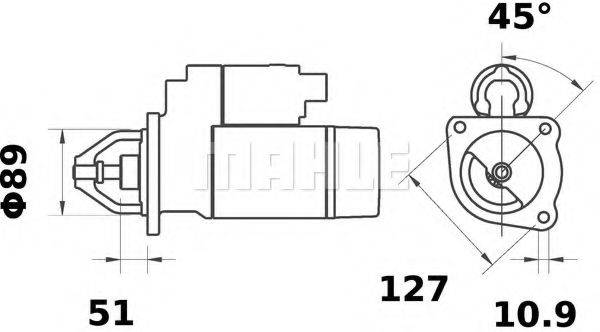 MAHLE ORIGINAL MS 418