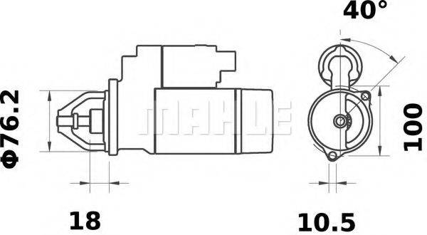 MAHLE ORIGINAL MS 132