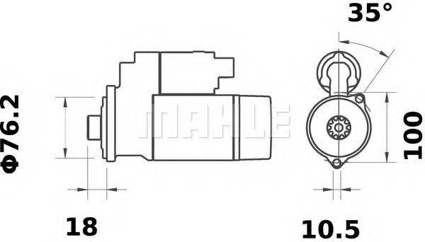 MAHLE ORIGINAL MS 116