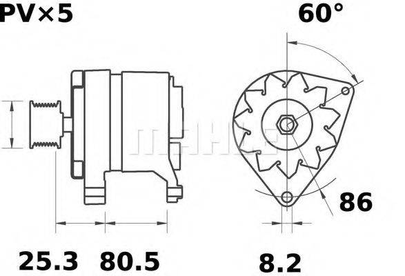 MAHLE ORIGINAL MG 420