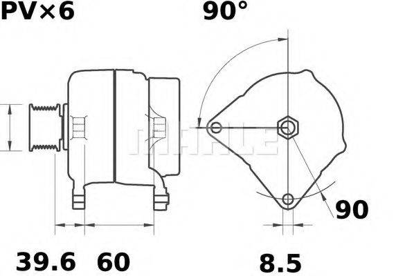 MAHLE ORIGINAL MG 291