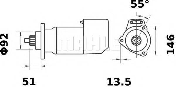 MAHLE ORIGINAL MS 586