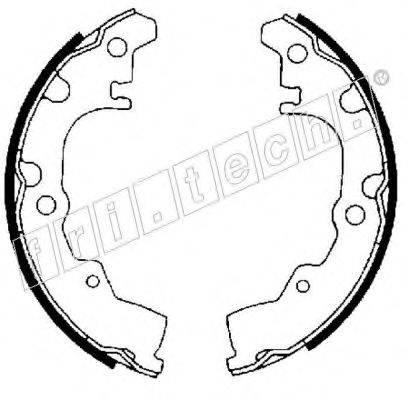 FRI.TECH. 1026336 Комплект гальмівних колодок