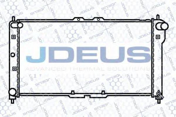 JDEUS 016N23 Радіатор, охолодження двигуна