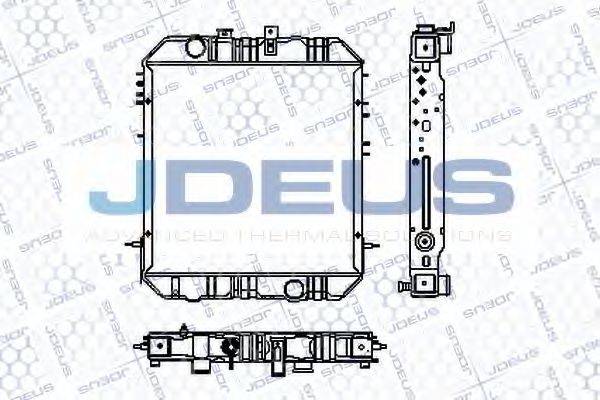 JDEUS RA1180030 Радіатор, охолодження двигуна