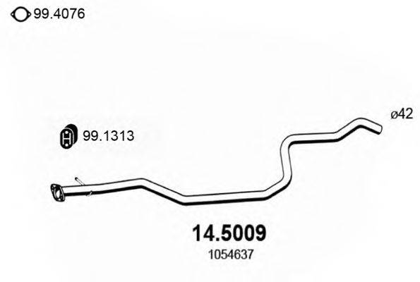 ASSO 145009 Труба вихлопного газу