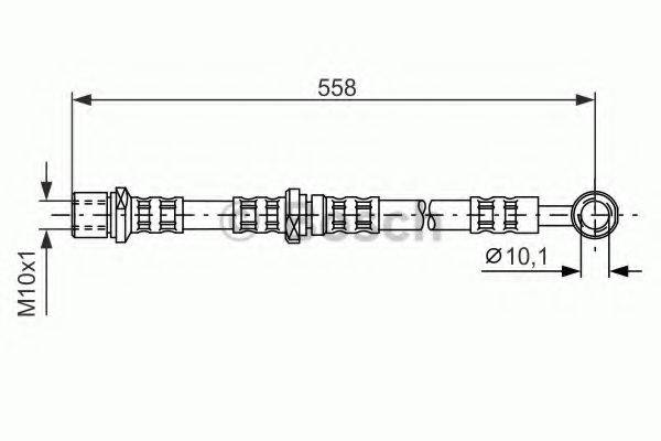 BOSCH 1987476982 Гальмівний шланг
