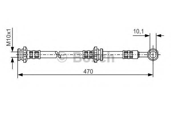 BENDIX 171541B Гальмівний шланг