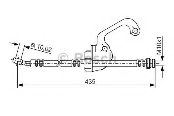 BOSCH 1987481299 Гальмівний шланг