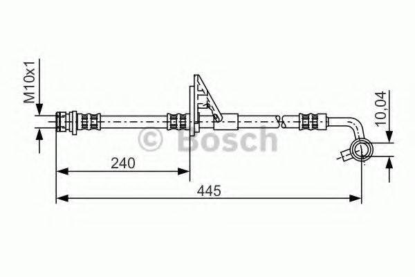 HONDA 01464S04V02 Гальмівний шланг