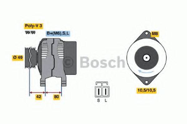 BOSCH 4044 Генератор