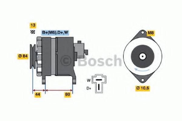 BOSCH 9120334634 Генератор