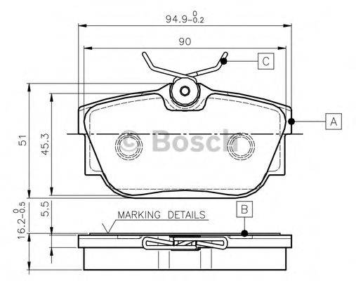 BOSCH 0 986 TB2 813